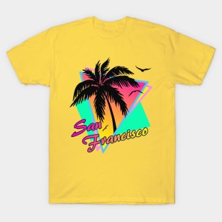 San Francicso Cool 80s Sunset T-Shirt